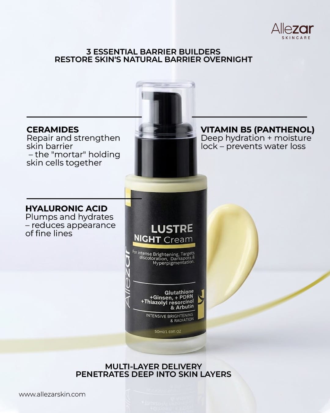 Allezar lustre Night Cream
